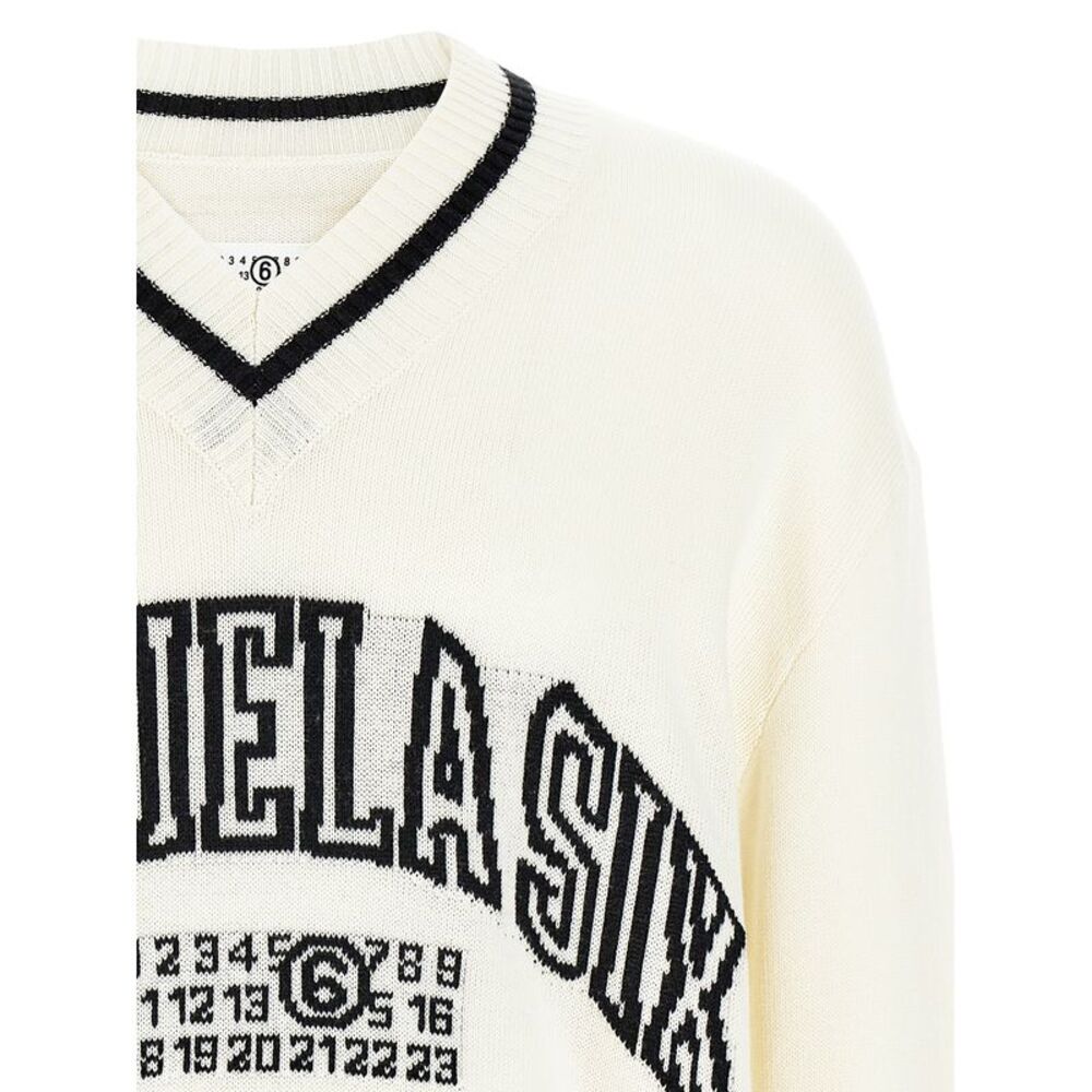 Mm6 Maison Margiela Men V-Neck Sweater - Picture 3 of 4